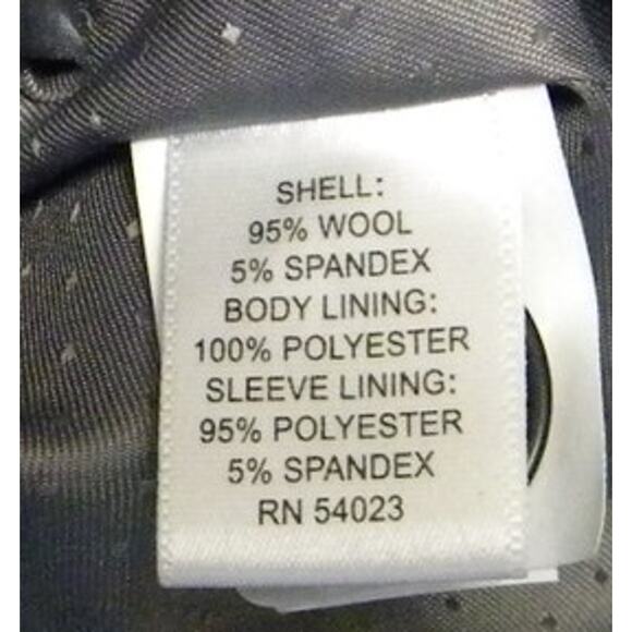 Banana Republic Black Stretch Blazer Size 16 Tall Once Button Career Work Jacket - Picture 5 of 10